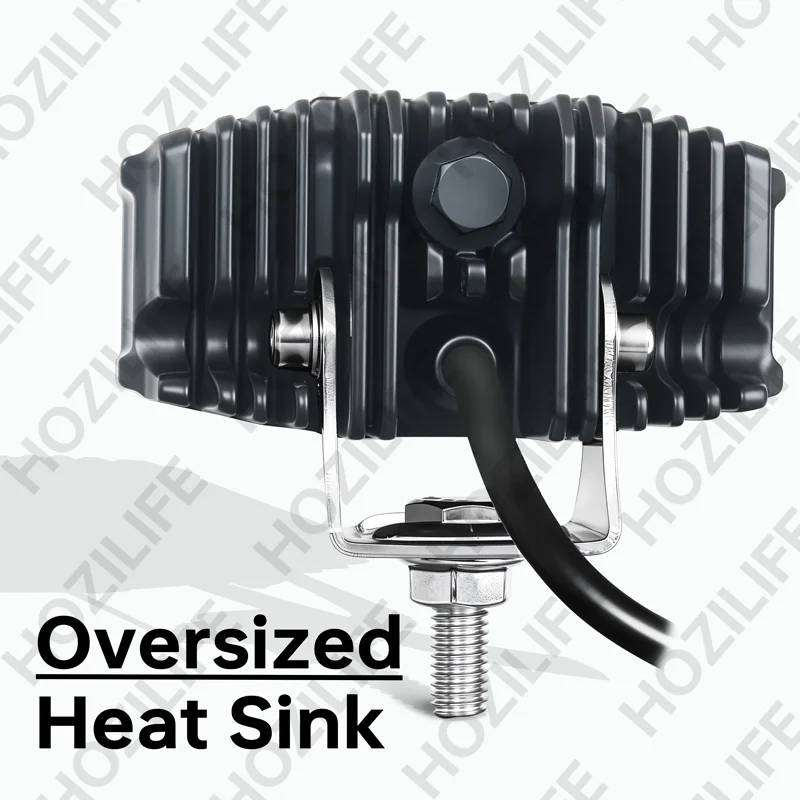 3 Inch LED Pods, 2PCS 40W 12V Flood Spot Ditch Lights Offroad Driving Fog LED Work Light for Truck ATV UTV Motorcycle